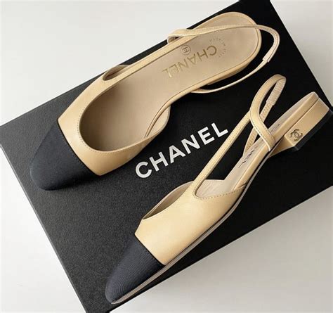 chanel slingbacks 2022|Chanel slingbacks shoes.